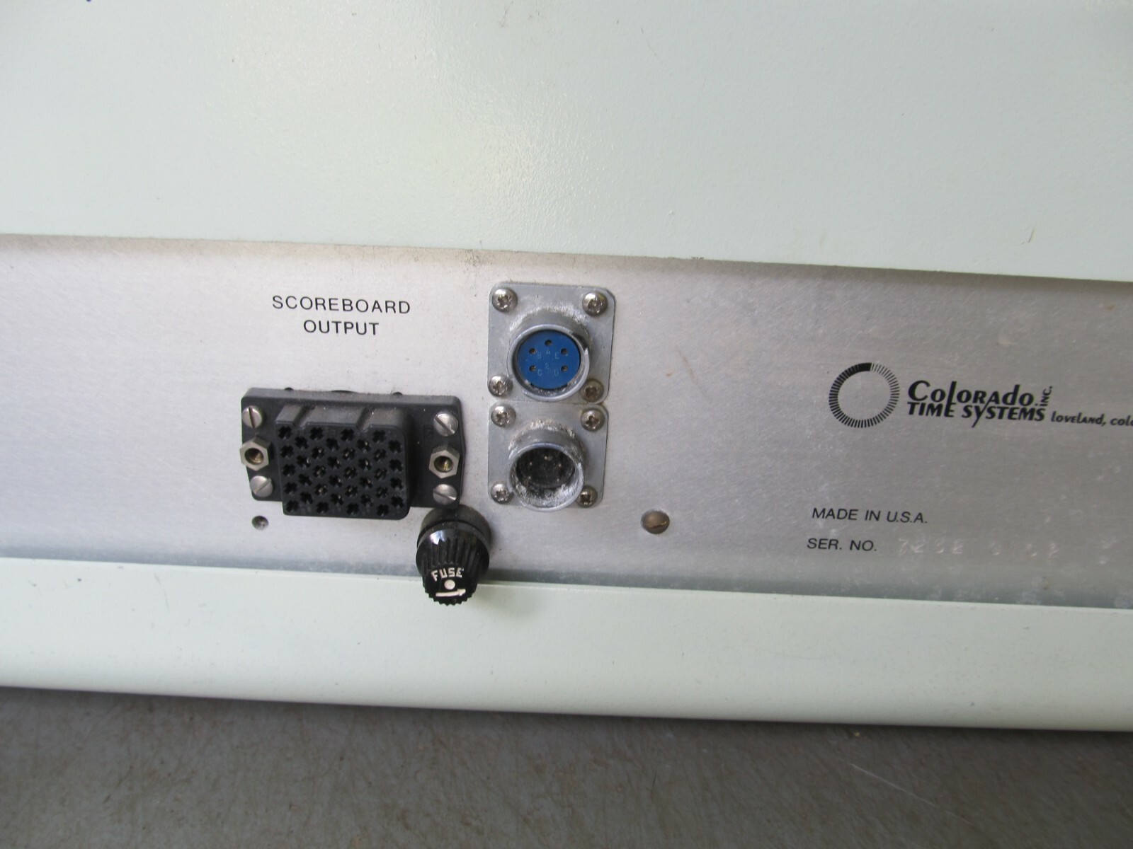 Colorado Time Systems System Timer Score Board Controller Swimming Track 8000A