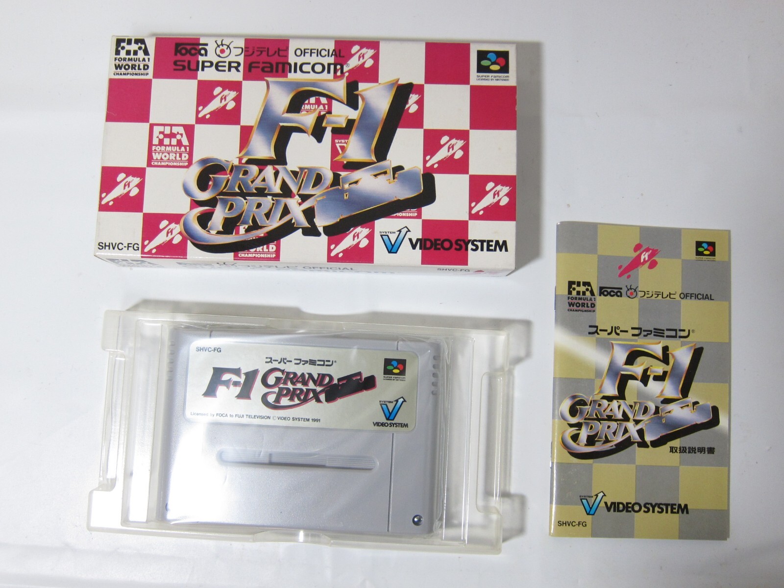 F1 GRAND PRIX スーパーファミコン F1 Grand Prix for Nintendo Super Famicon SFC 1991 Japanese