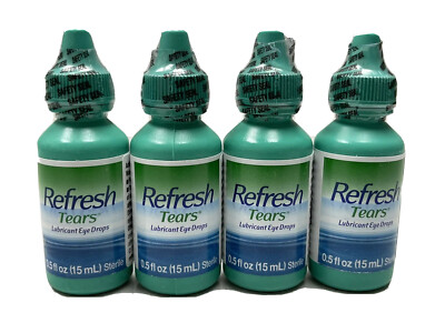 4 refresh tears eye drops 0.5oz exp 2024