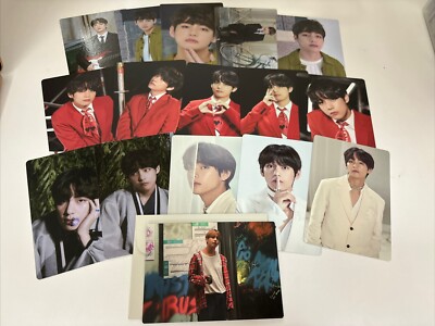 BTS Art Toy HYYH Highlight Reel Taehyung V Figure Photocard PC + 15 Tour PC Set