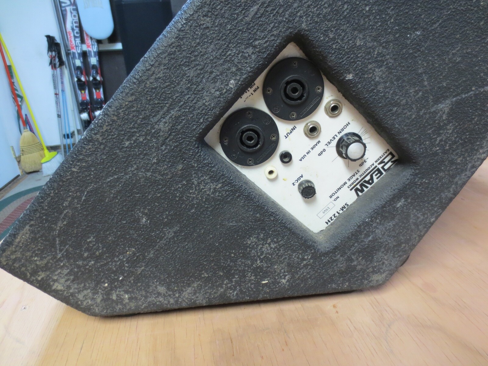 (2) EAW SM122H Wedge Monitor Speakers