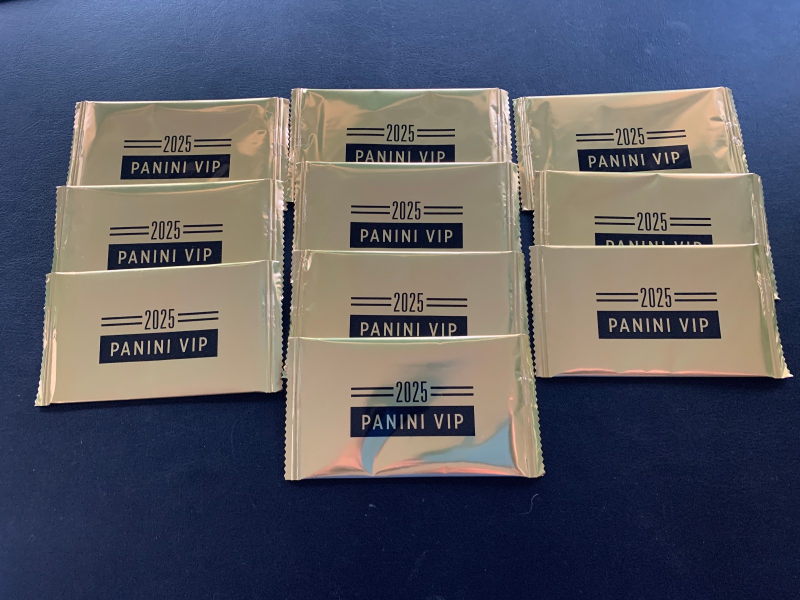 2025 Panini The National VIP Party Multi Sport Factory Sealed Gold 10 Pack Lot