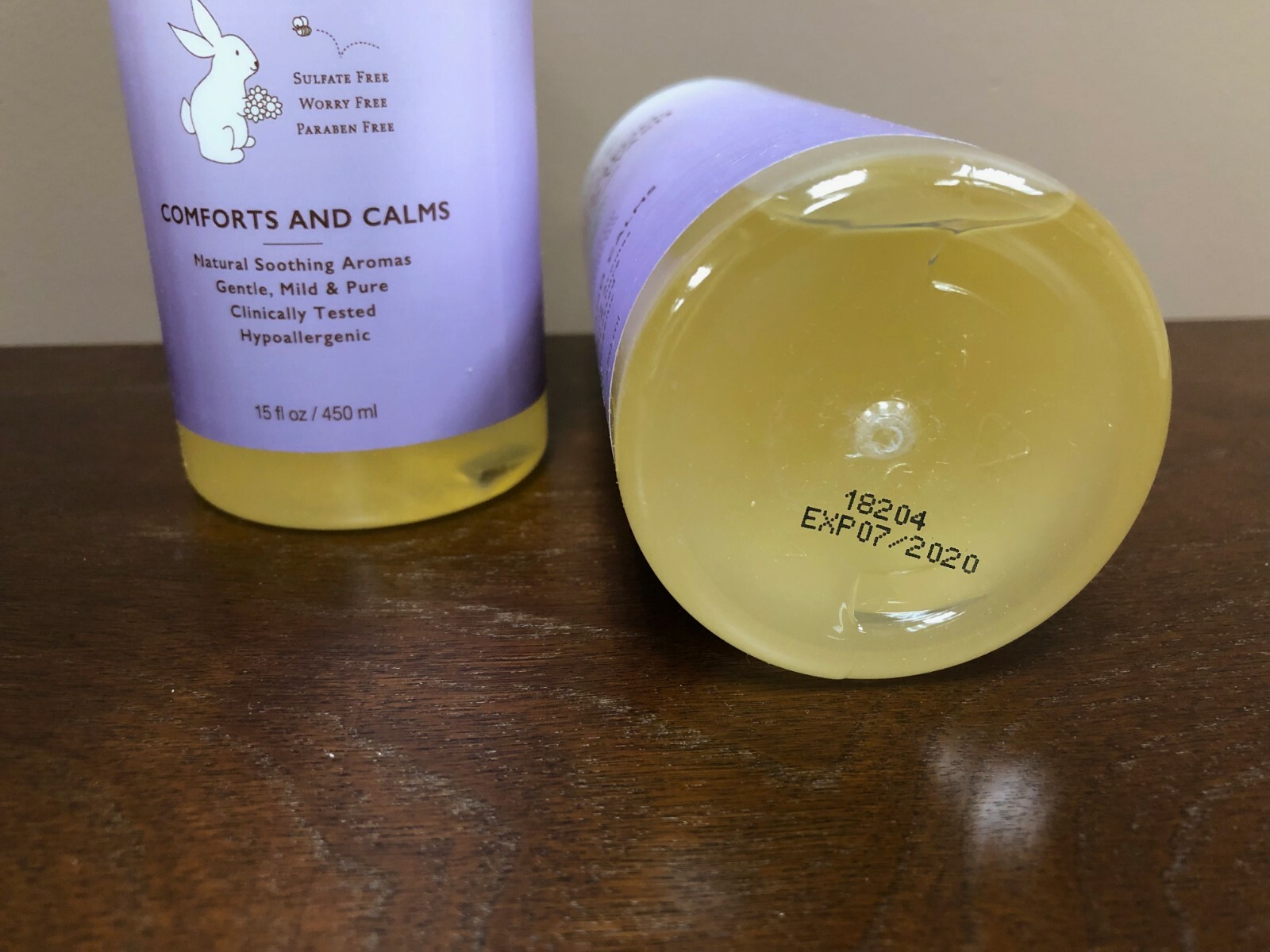 2 PACK BABO 15oz. 3 IN 1 LAVENDER CALMING SHAMPOO, BUBBLE BATH & WASH FREE SHIP