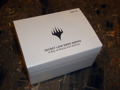 MTG Secret Lair A Box of Rocks FOIL Edition NEW FACTORY SEALED