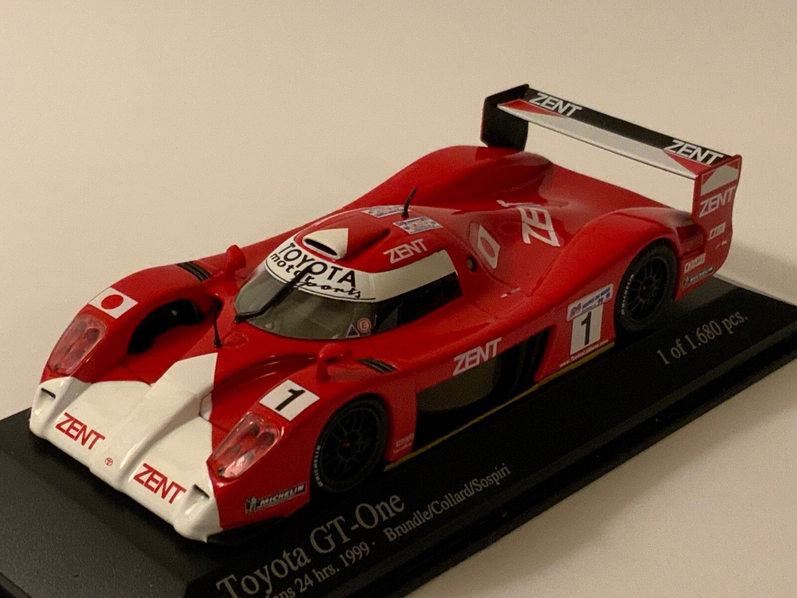 【新品未開封】トヨタ GT-One TS020 ＃3 1999年 ルマン1/43 1/43 Minichamps Toyota GT-one TS020 1999 24 Hours Le Mans