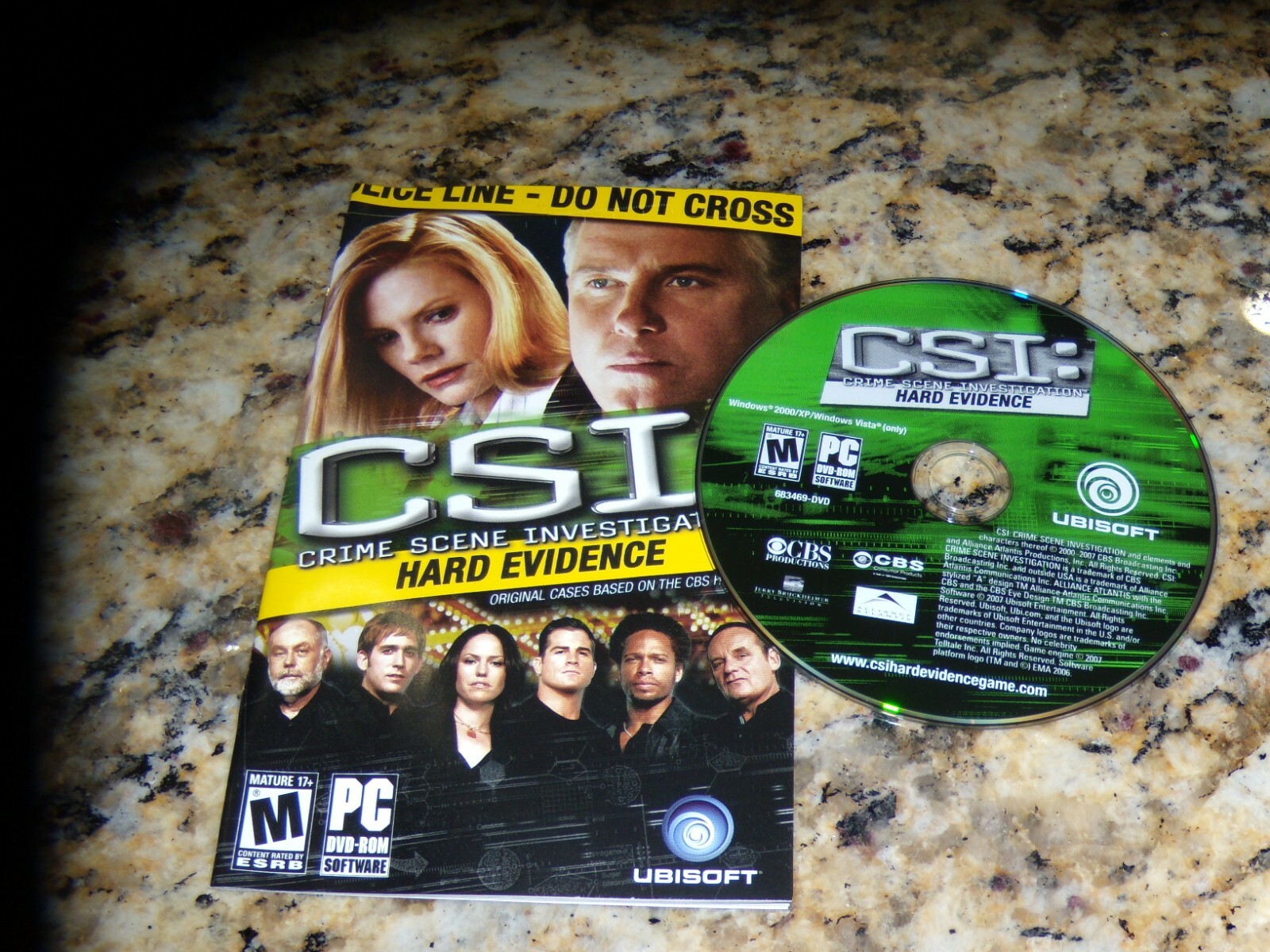 CSI: Crime Scene Investigation Hard Evidence (PC, 2007) Mint Game