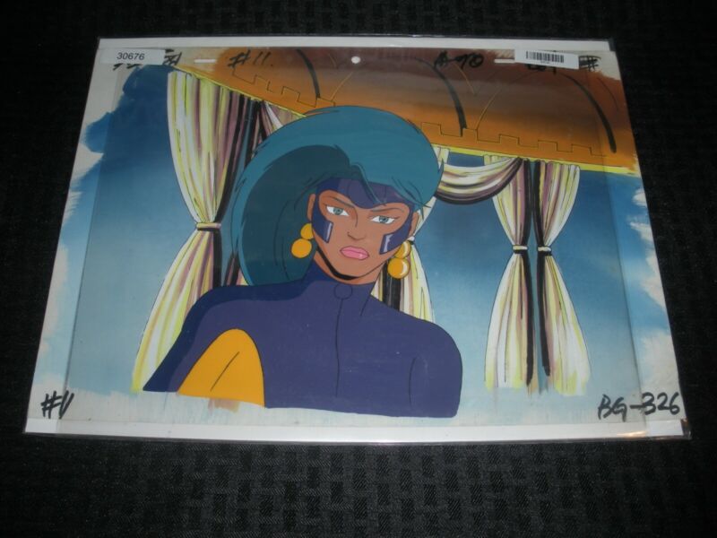 Jim Lee Wildcats Animation Cel & Painted Background W/ Coa 70 A2a Voodoo