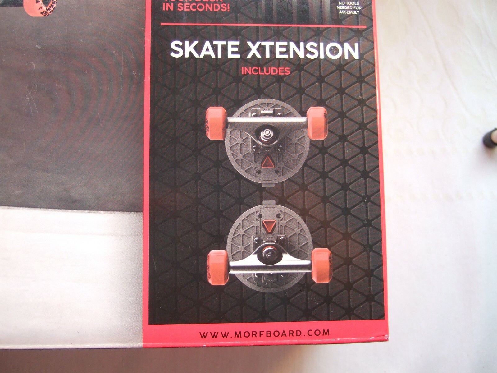 Morf Board Skateboard Red Color Lock and Release Xtension New Sealed