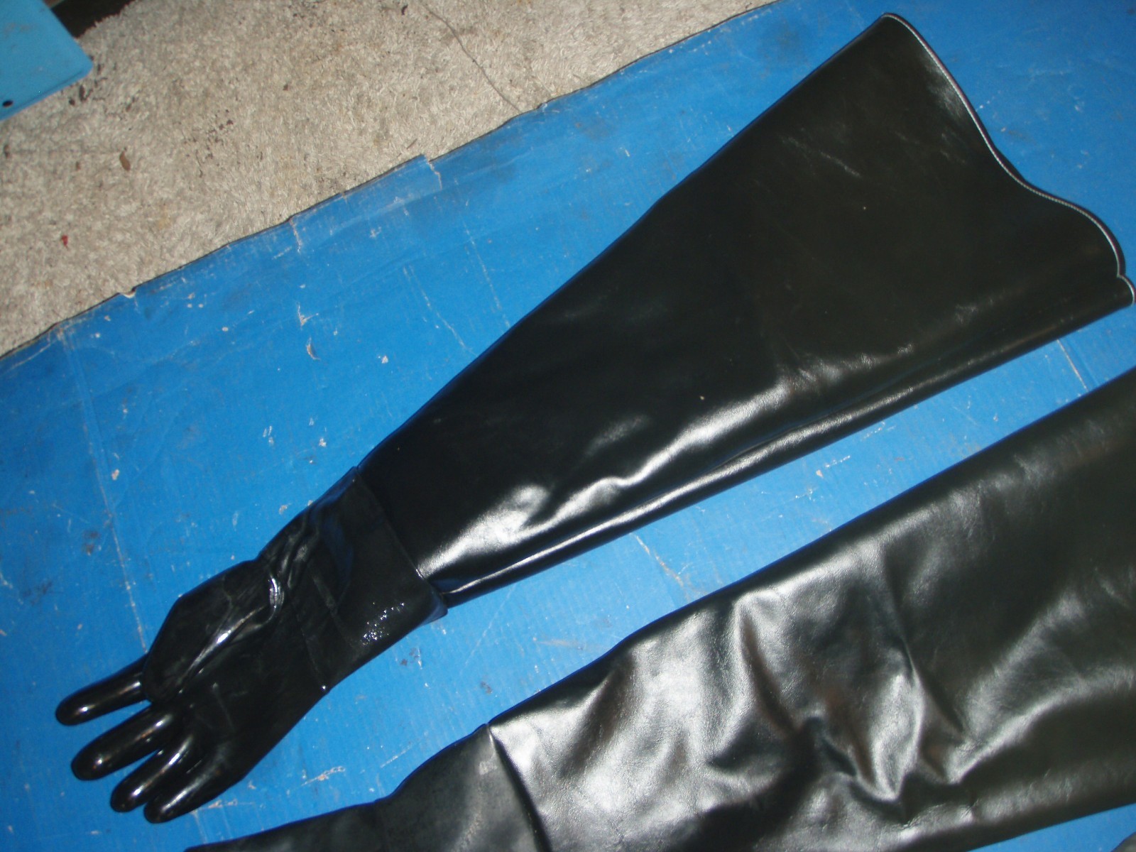 SAND ABRASIVE EQUIPMENT BLAST CABINET GLOVES 12