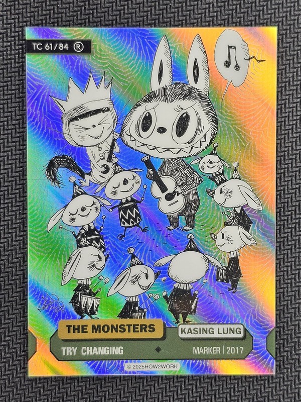 2025 How2Work The Monsters Labubu Series 3 Try Changing 61/84 Rare