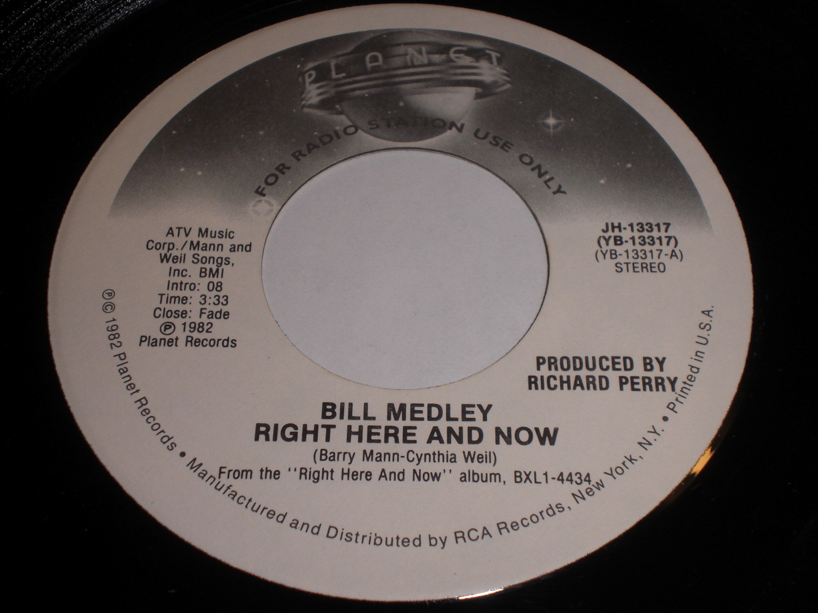 Billy Medley - Right Here An Now (stereo) / (mono) 45 | eBay
