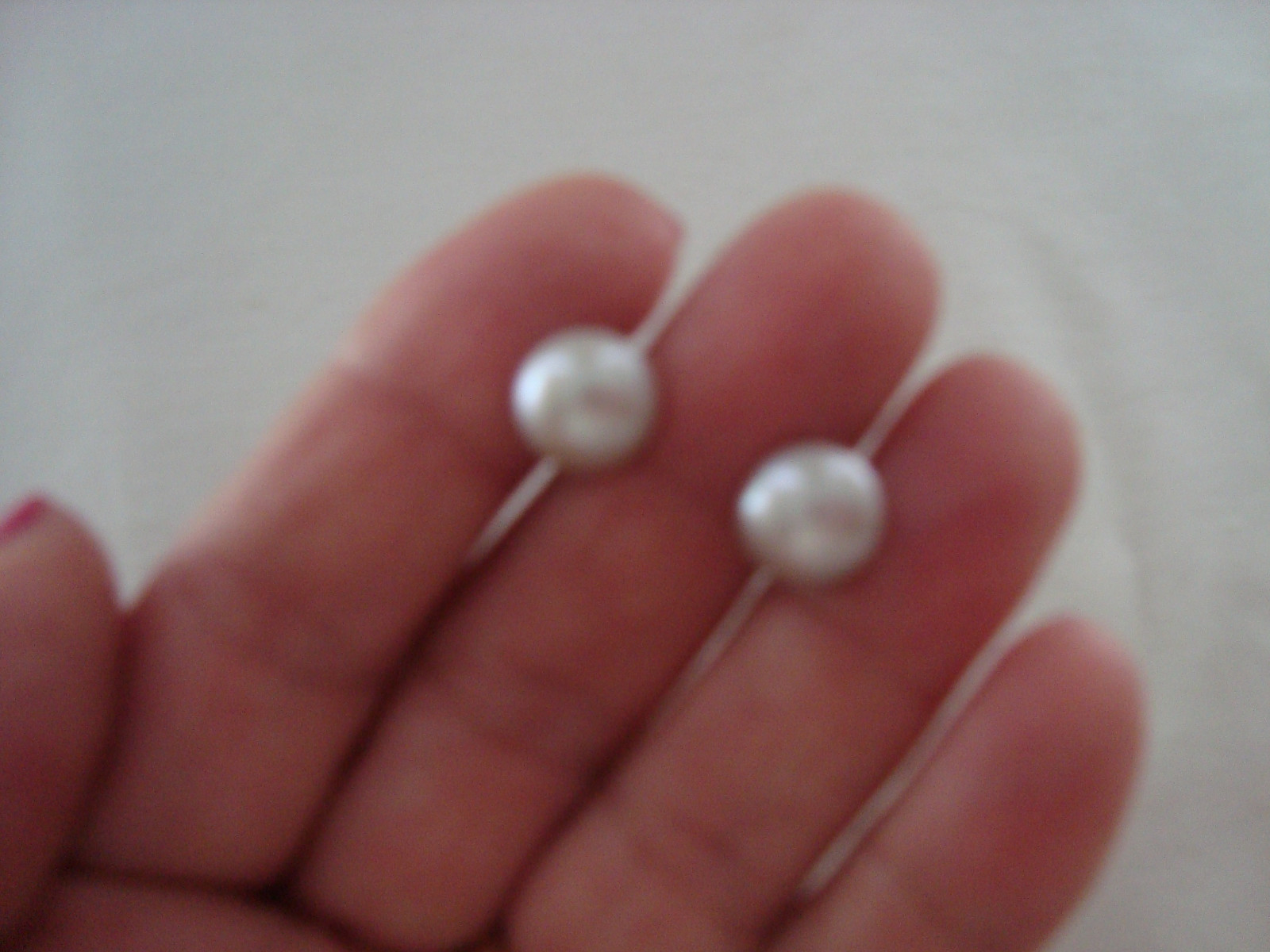 Honora 14K Yellow Gold Freshwater Silver Pearl Stud Earrings 9 mm