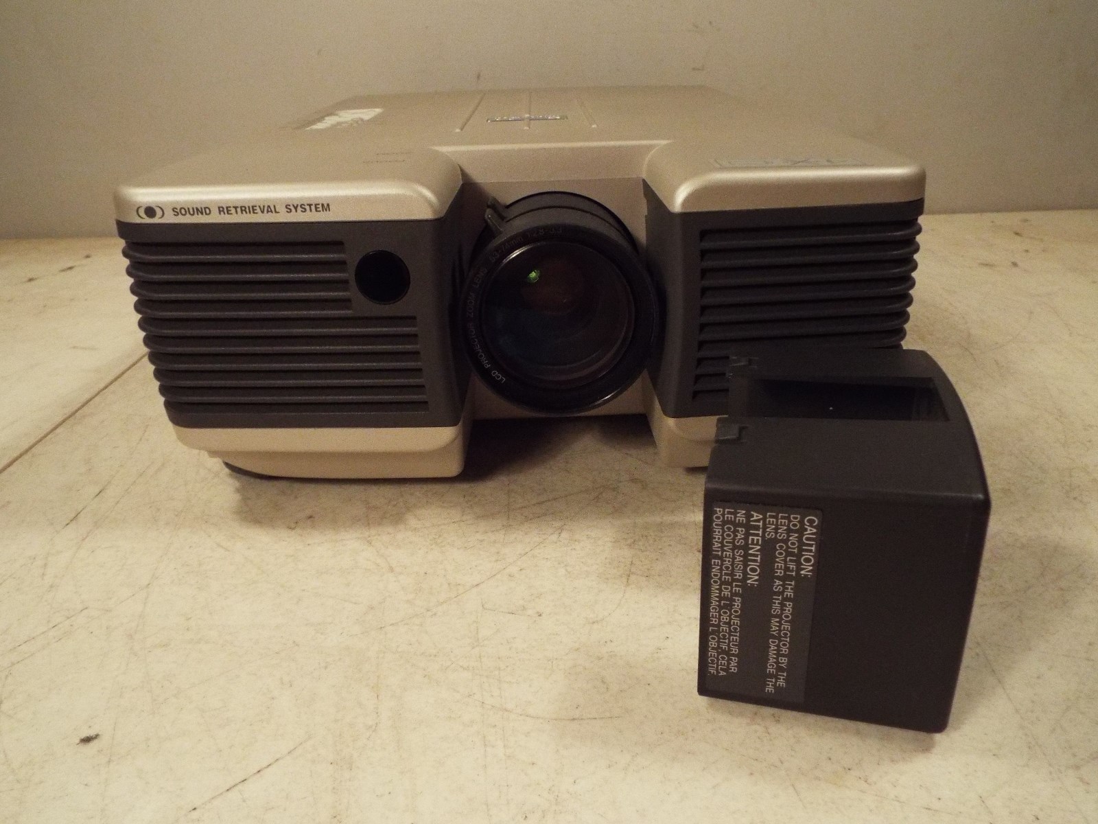 Sharp PG-D100U LCD Multimedia Projector w/ Remote, Case, & Cables - 195 Lamp Hrs