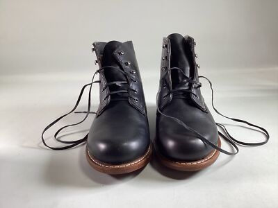 Pre-owned Wolverine Womens  1000 Mile Black Noir Leather Boots