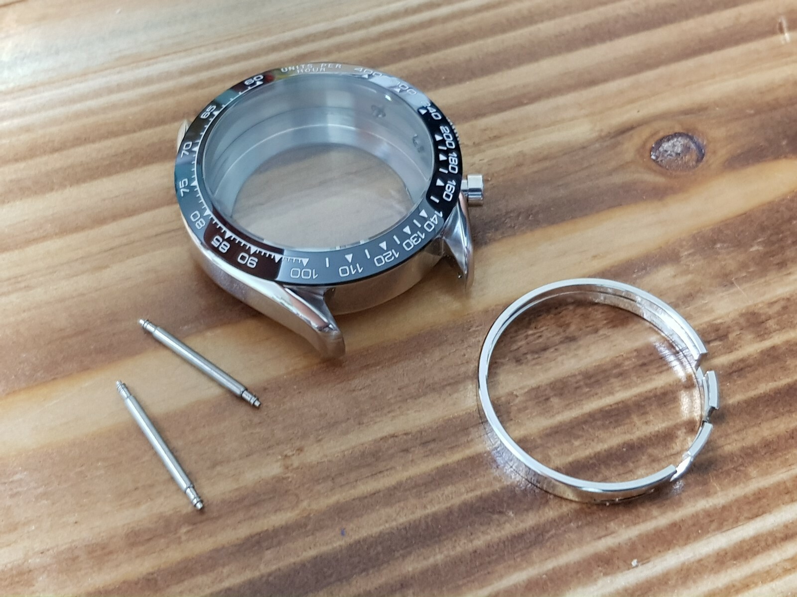 Watch case for ETA Valjoux 7750 swiss made movement ceramic bezel