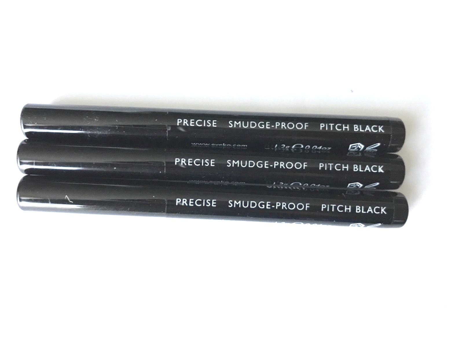 x3 Eyeko Liquid Eyeliner Eye Liner Skinny Lot of 3 Brand new in BOXES