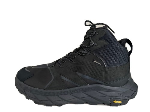 Hoka One One Anacapa Mid GTX Gore-Tex Vibram Black BBLC Hiking Shoes Boot 8D