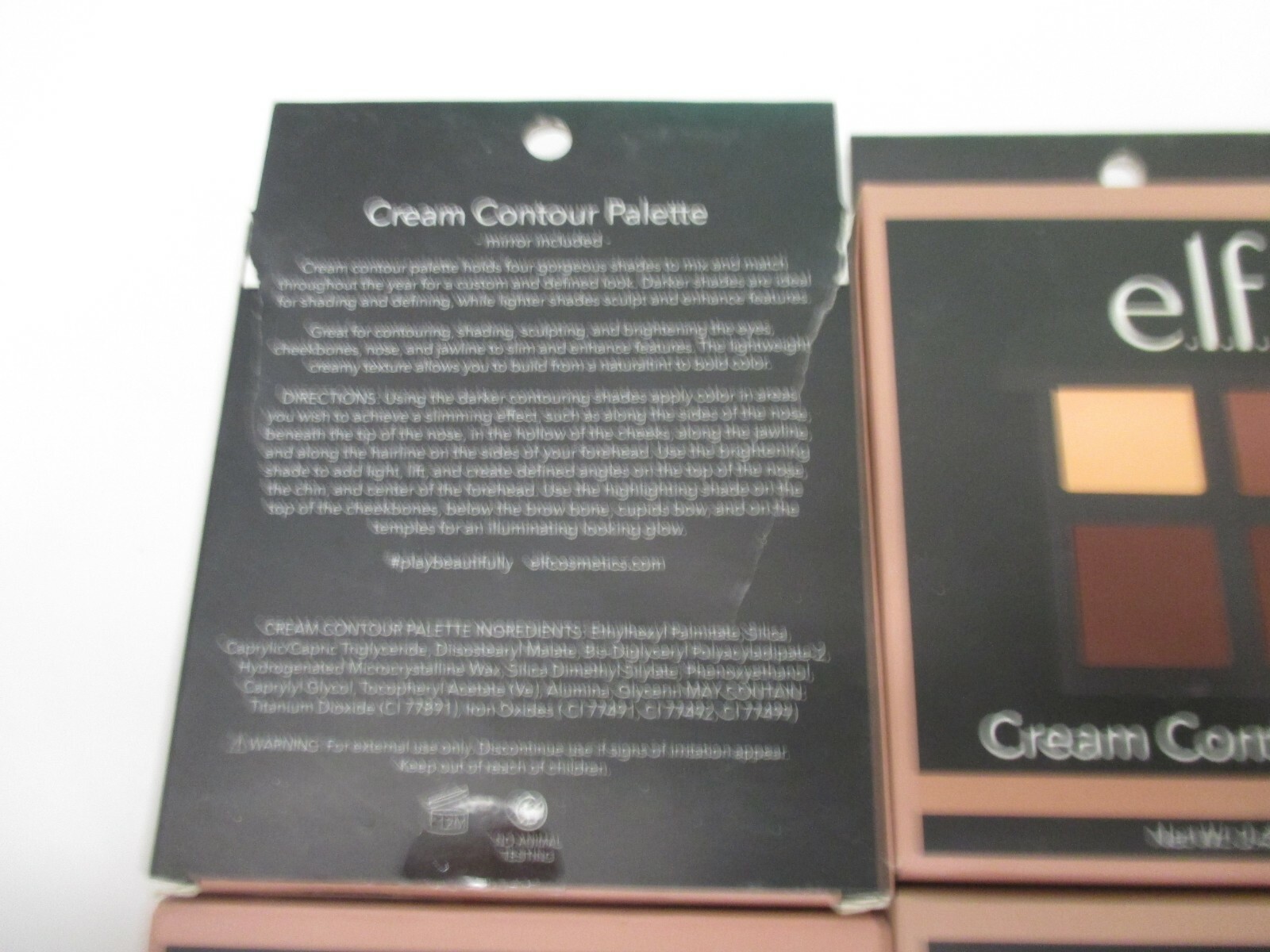 6 ELF STUDIO CREAM CONTOUR PALETTE #83342 AA 19662