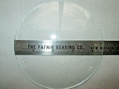 Antique HOUZEX Convex Clock Face Houze Glass Company NOS 4.5'' 115mm 5/8'' Deep