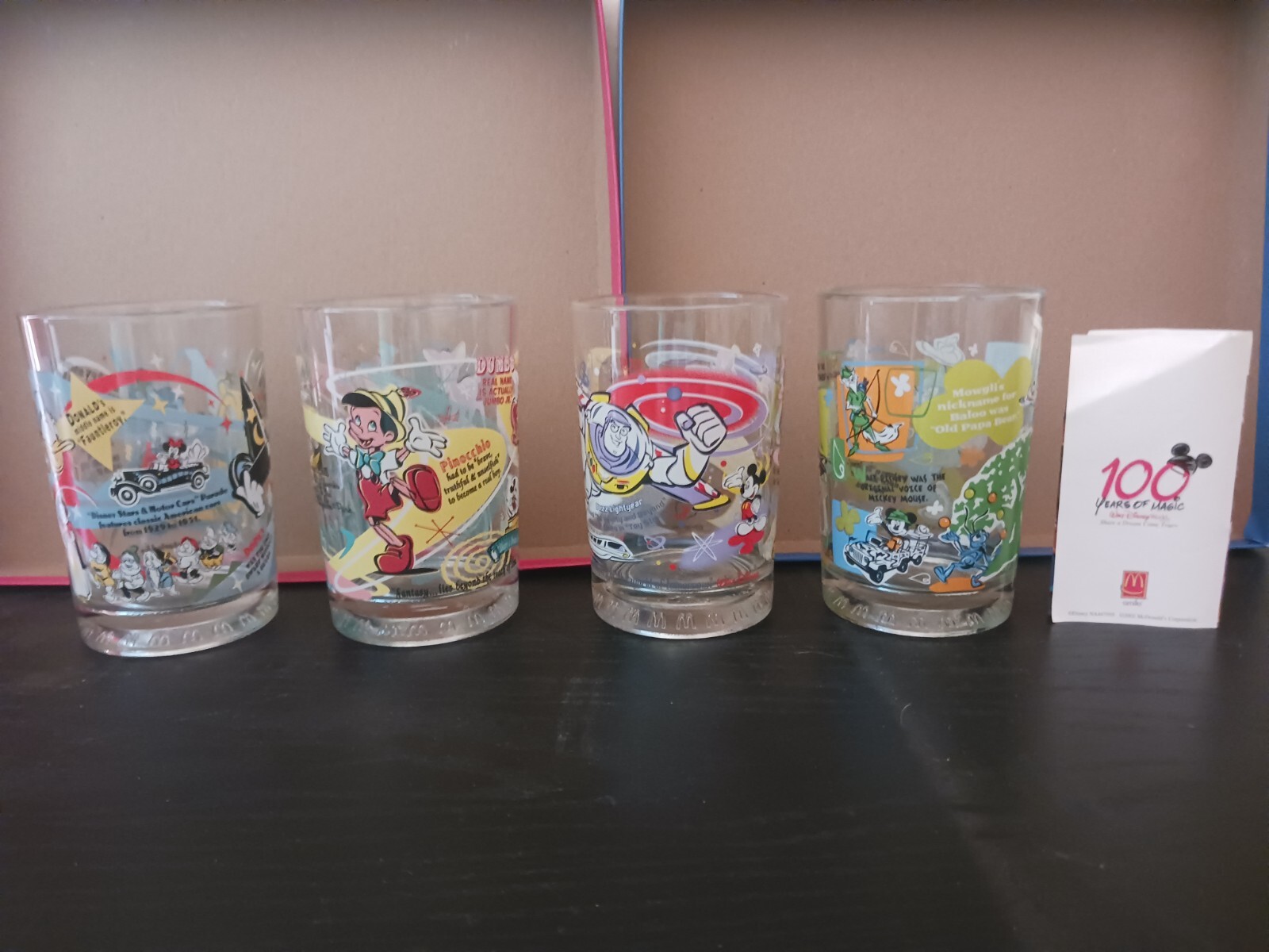 100th anniversary disney/mcdonald's collectible set of