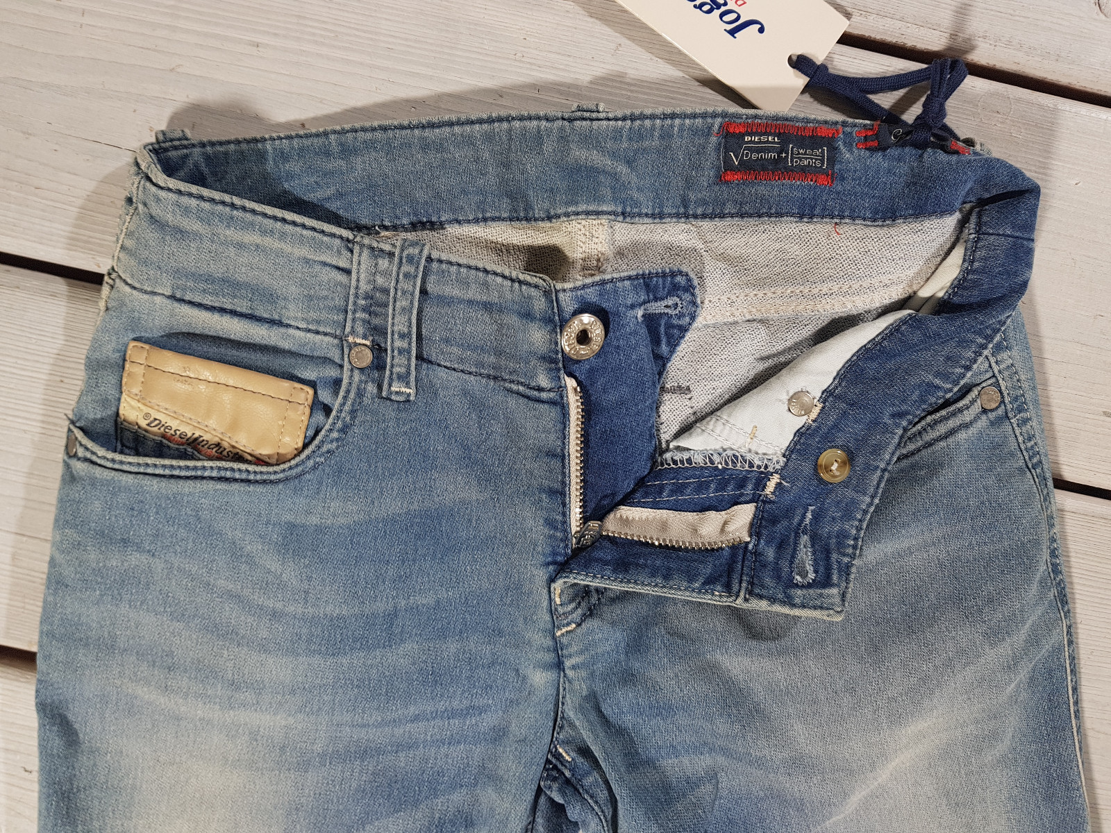 diesel v denim sweatpants