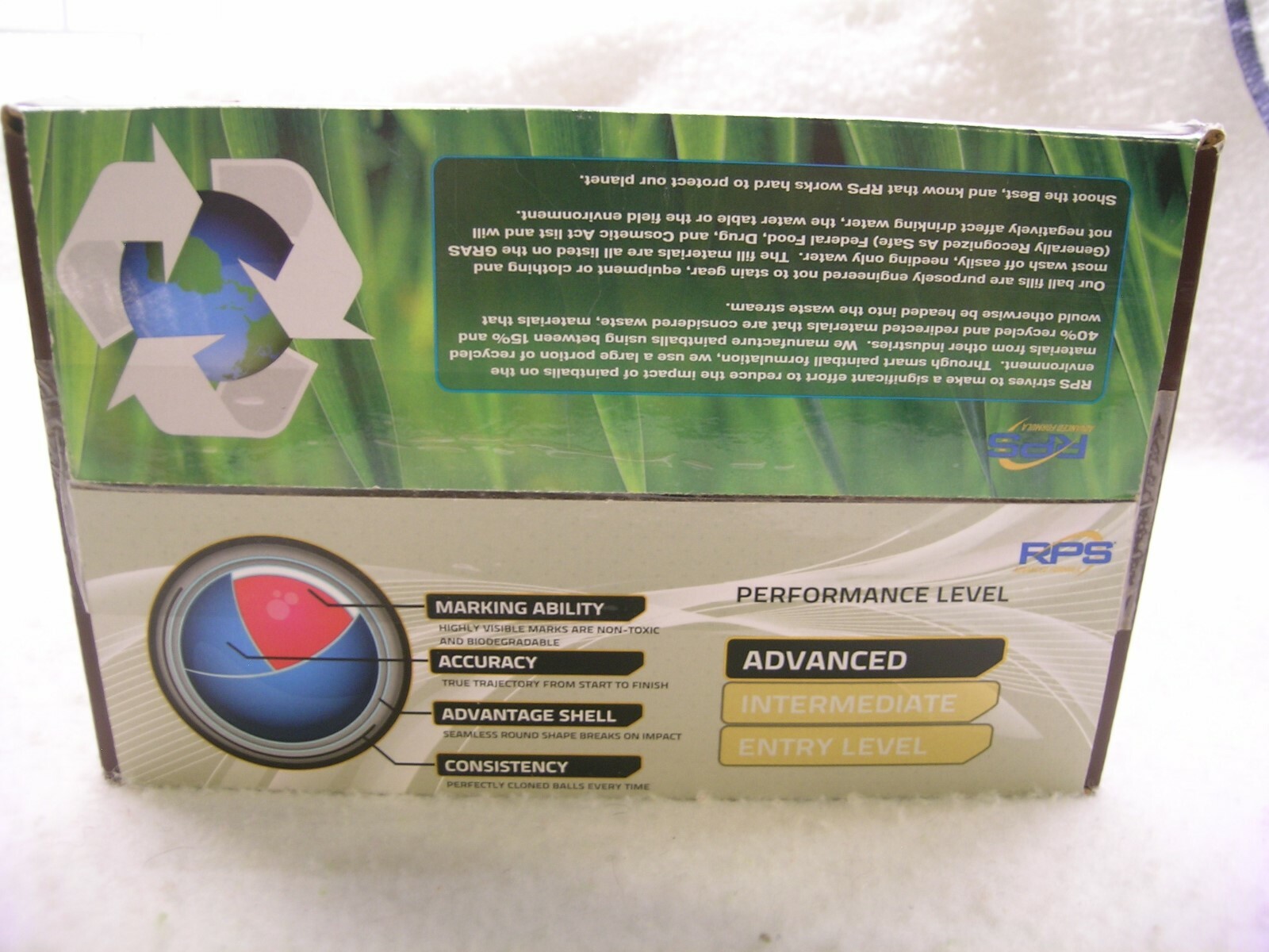 RPS .68 Caliber Advanced Formula Paintballs 500 Count Orange Fill