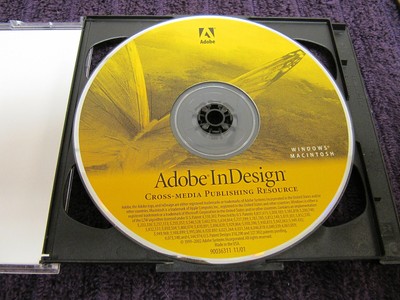 Adobe InDesign 2.0 for Macintosh - Genuine 2 CD Set - P/N#90034261