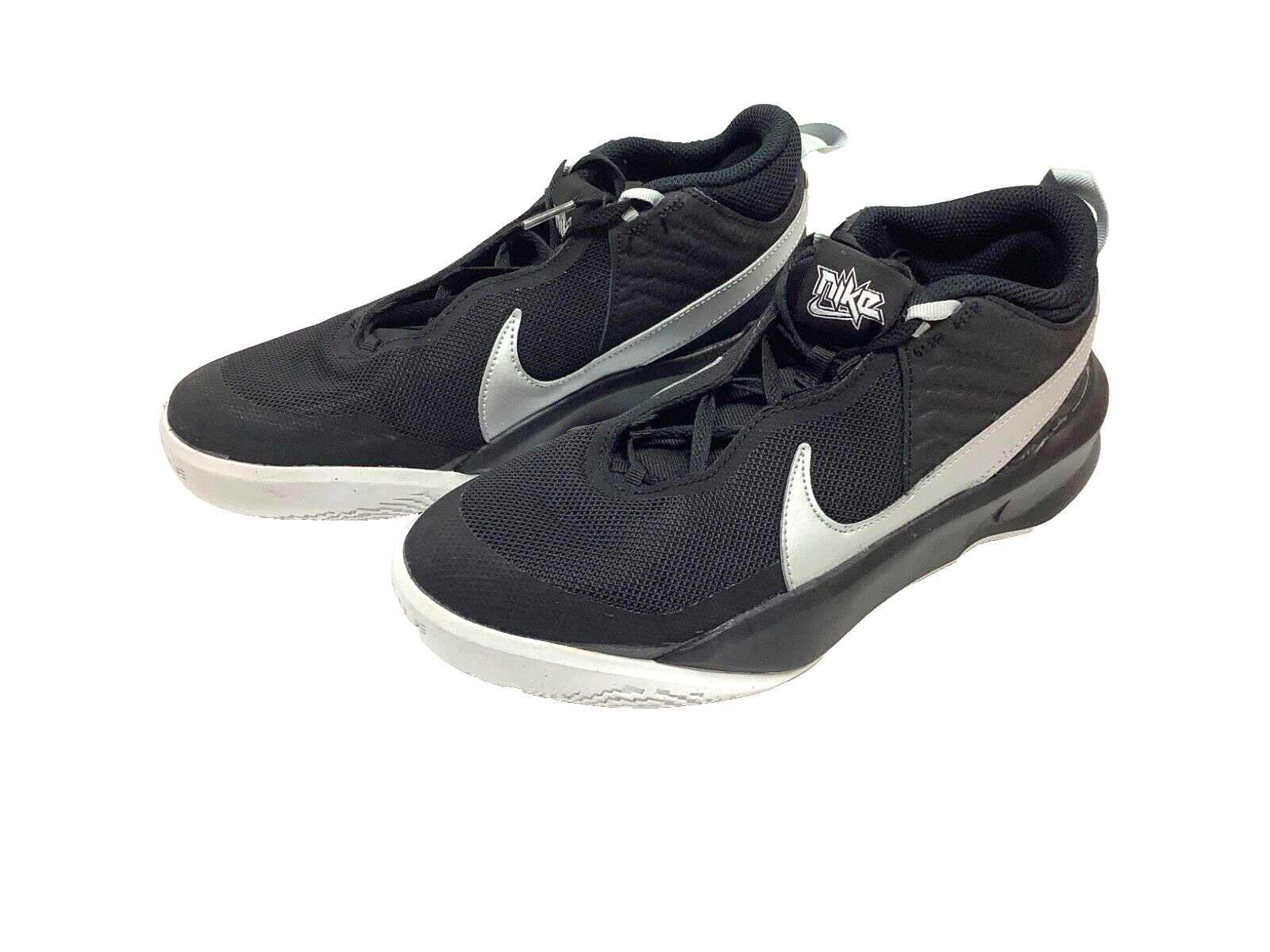 Nike Boy's Team Hustle D 10 6.5 Big Kid M Black/Metallic