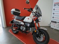 2025 HONDA Z125 MONKEY BIKE RED WITH TOP BOX AND EXTRAS
