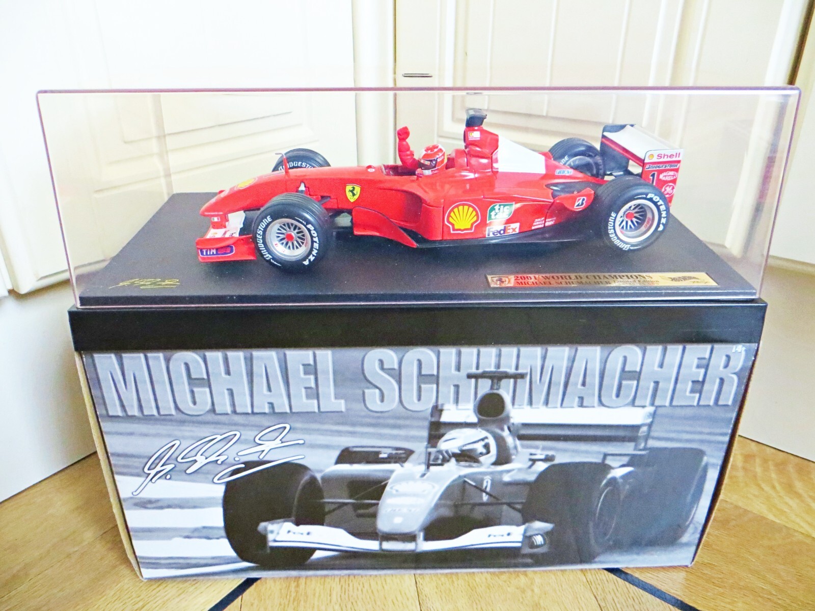 デカール加工品 1⁄18 マテルエリート フェラーリ F2001 ハンガリーGP