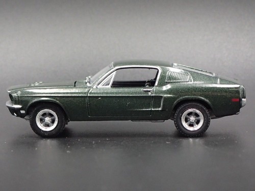 1968 68 FORD MUSTANG GT MCQUEEN BULLITT 1/64 SCALE COLLECTIBLE DIECAST MODEL CAR 1968 68 FORD MUSTANG GT MCQUEEN BULLITT 1/64 SCALE COLLECTIBLE DIECAST MODEL CAR
