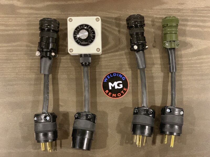 MG- Welding Remote - FULL SET - (1 Remote + 3 Adapter) 14 Pin, 6 Pin & 3 Pin