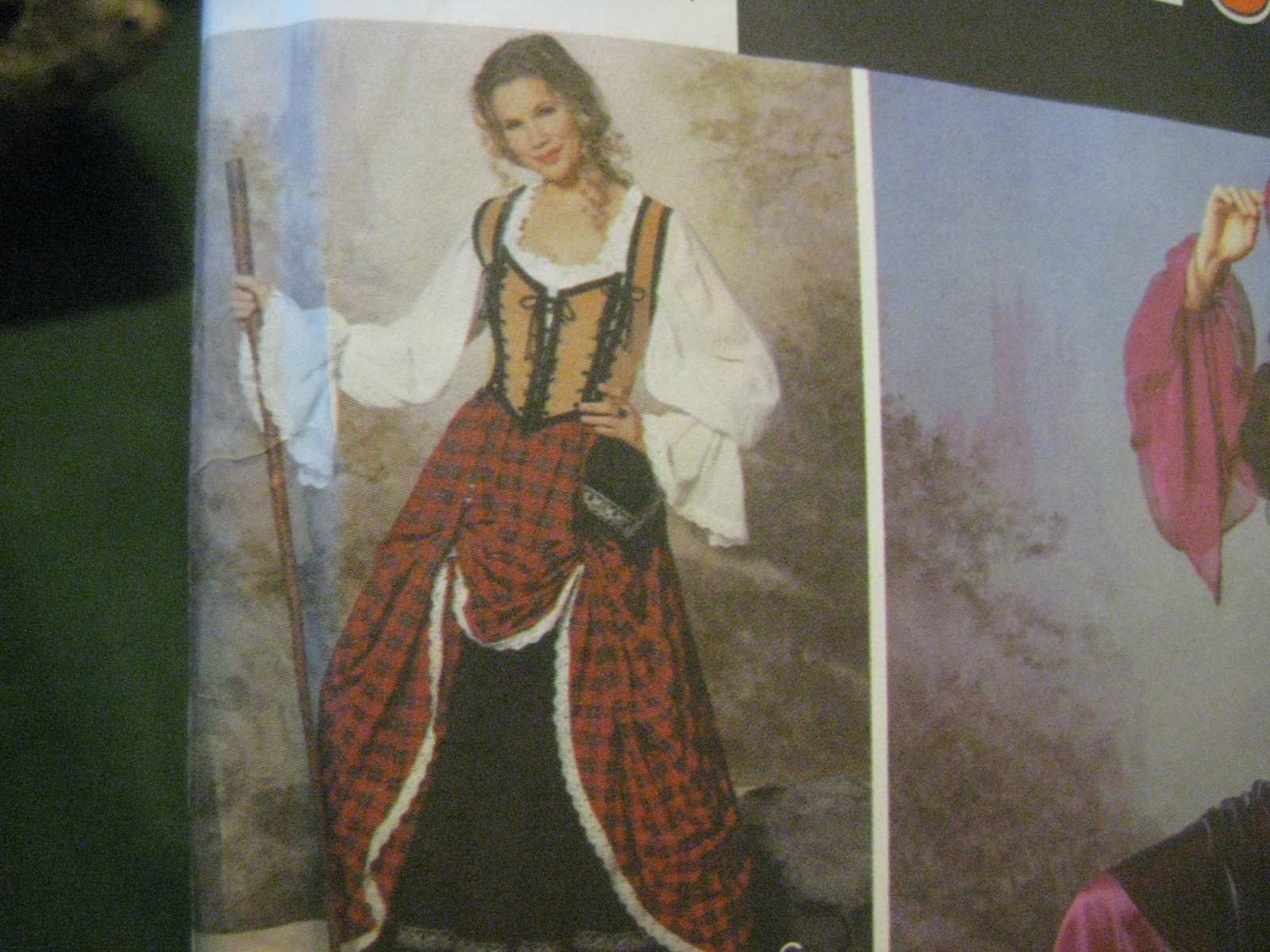 Renaissance costume PATTERN Skirt Top Bodice 9966 sz L XL 14-20 female Pirate