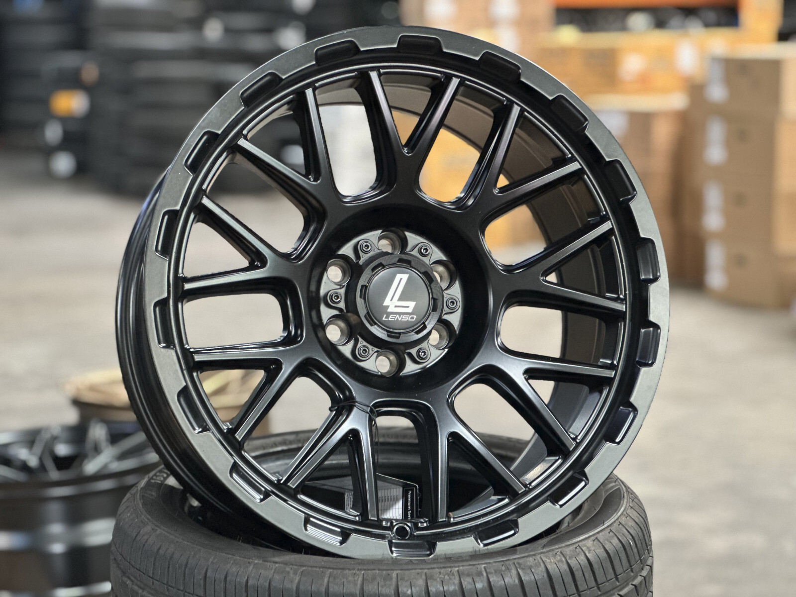New 18x9J LENSO Cezar (4 Wheel) 6x114.3 fit Navara Frontier New 18x9J LENSO Cezar (4 Wheel) 6x114.3 fit Navara Frontier