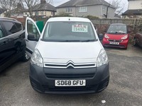 2018 Citroen Berlingo 1.6 BlueHDi 625Kg LX 75ps PANEL VAN Diesel Manual