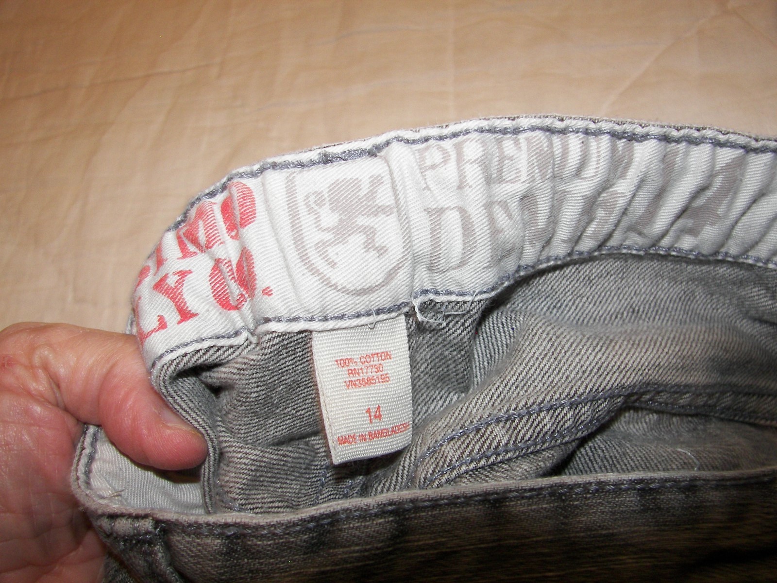 Boys Mossimo Supply Co. Jeans - Size 14 - Gray Denim