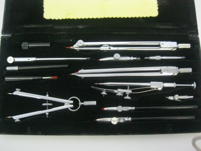 Rare Vintage Bofa Technical Drawing Compass Set D413 (Brand New)