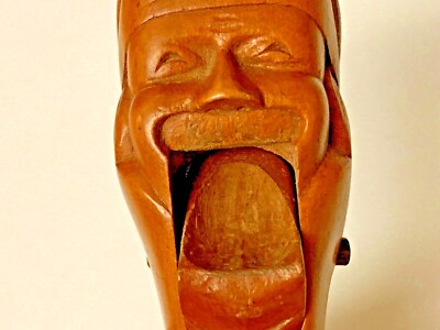 Carved Wood Nutcracker Of Old   Man