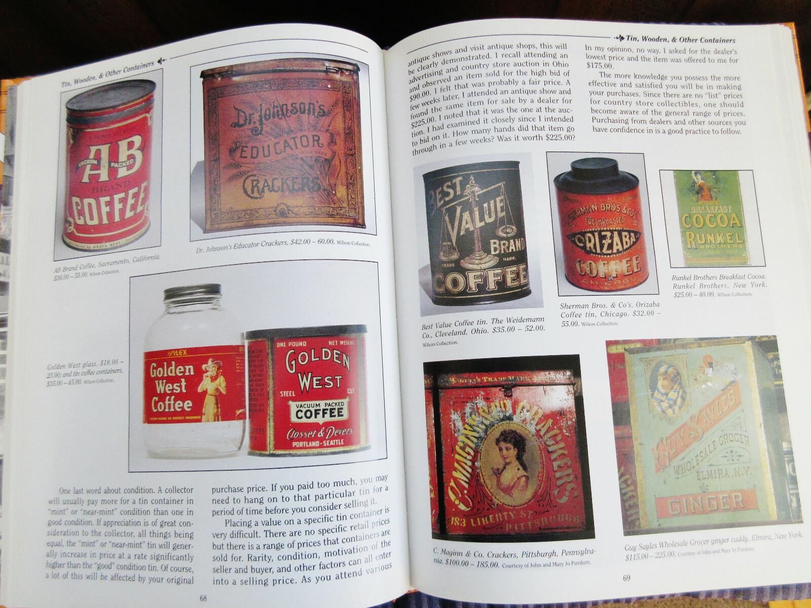 A VINTAGE GENERAL STORE IDENTIFICATION & VALUE GUIDE COLLECTOR'S BOOK