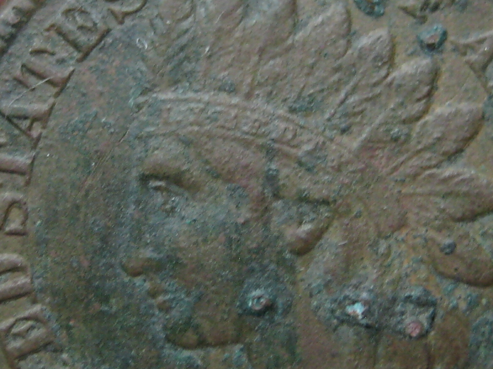 1886 Indian Head Cent Penny, Variety 1, Var 1, T1, Type 1- VF/XF Details