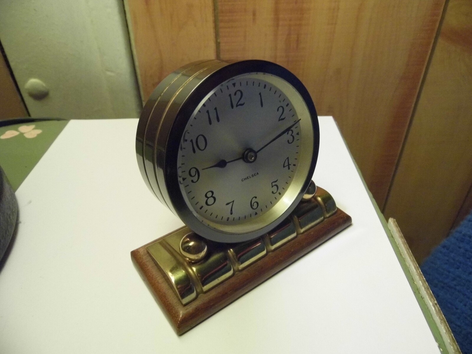 Chelsea Clock Co. Boston USA Rare Model Milton Desk Clock