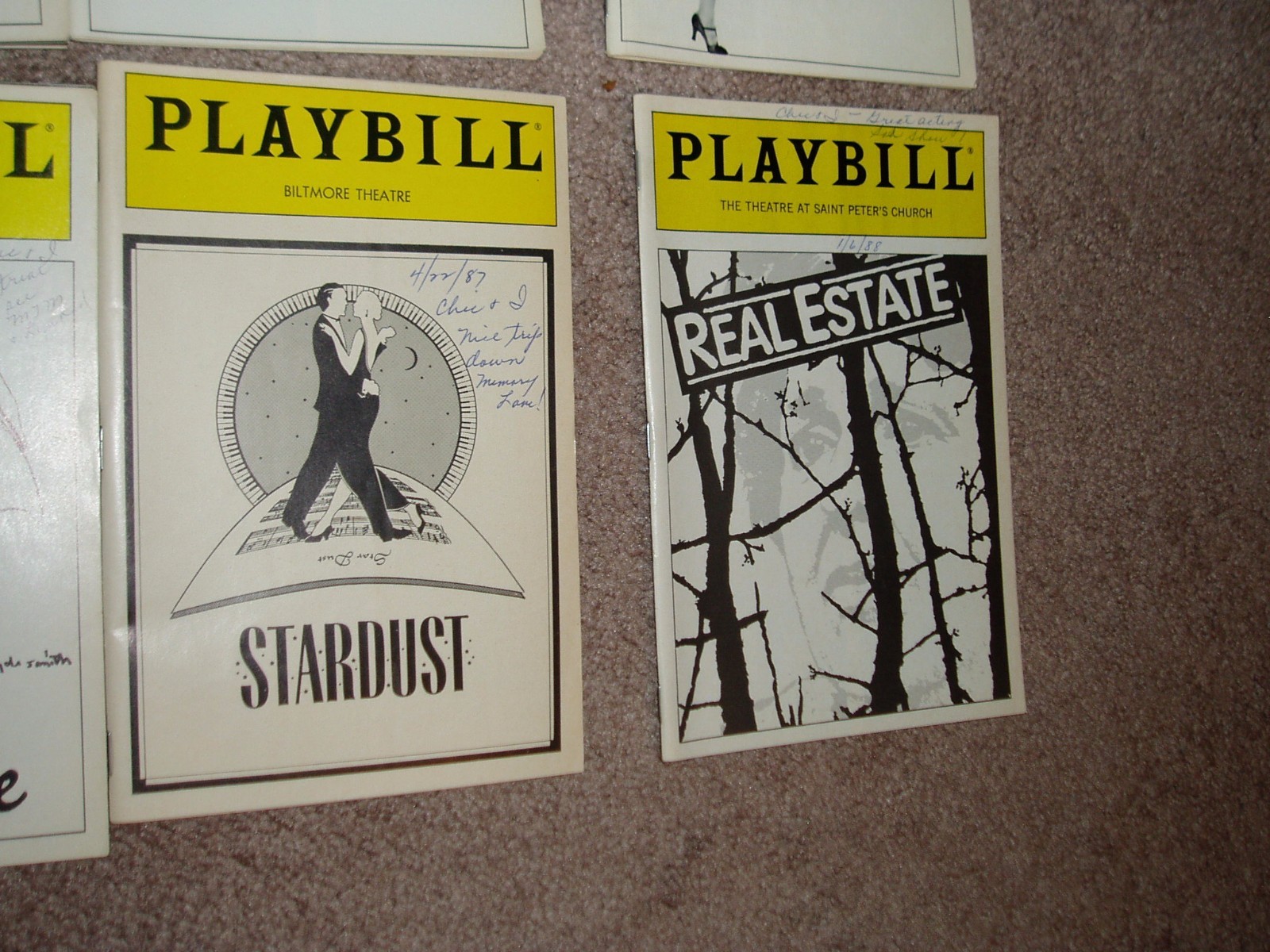 6-LOT PLAYBILLS, Fabulous Advertizing, 42nd Street, Driving Miss Daisy and More