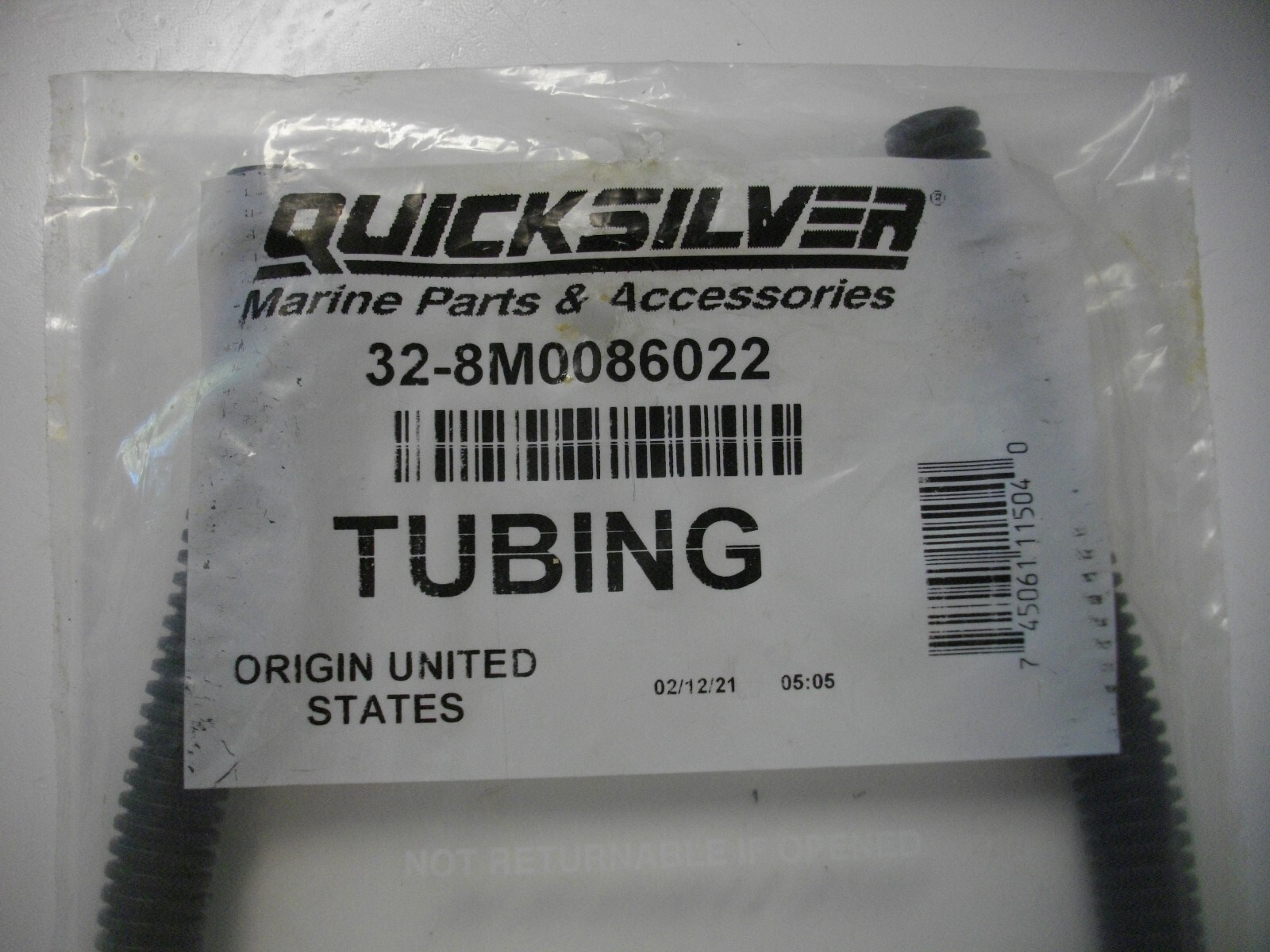 Mercury Marine Quicksilver MerCruiser 32-8M0086022 Tubing