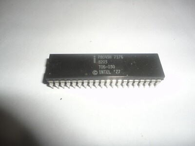 INTEL40 PIN DIP IC P8049H7176 USED BY VARIOUS BRANDS AND MODELS.
