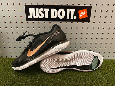 Nike Zoom Vapor Pro HC HC Tennis Shoes Black Gold White CZ0222-024 Womens Size 6