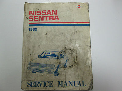 1989 Nissan Sentra Service Repair Shop Manual Factory OEM