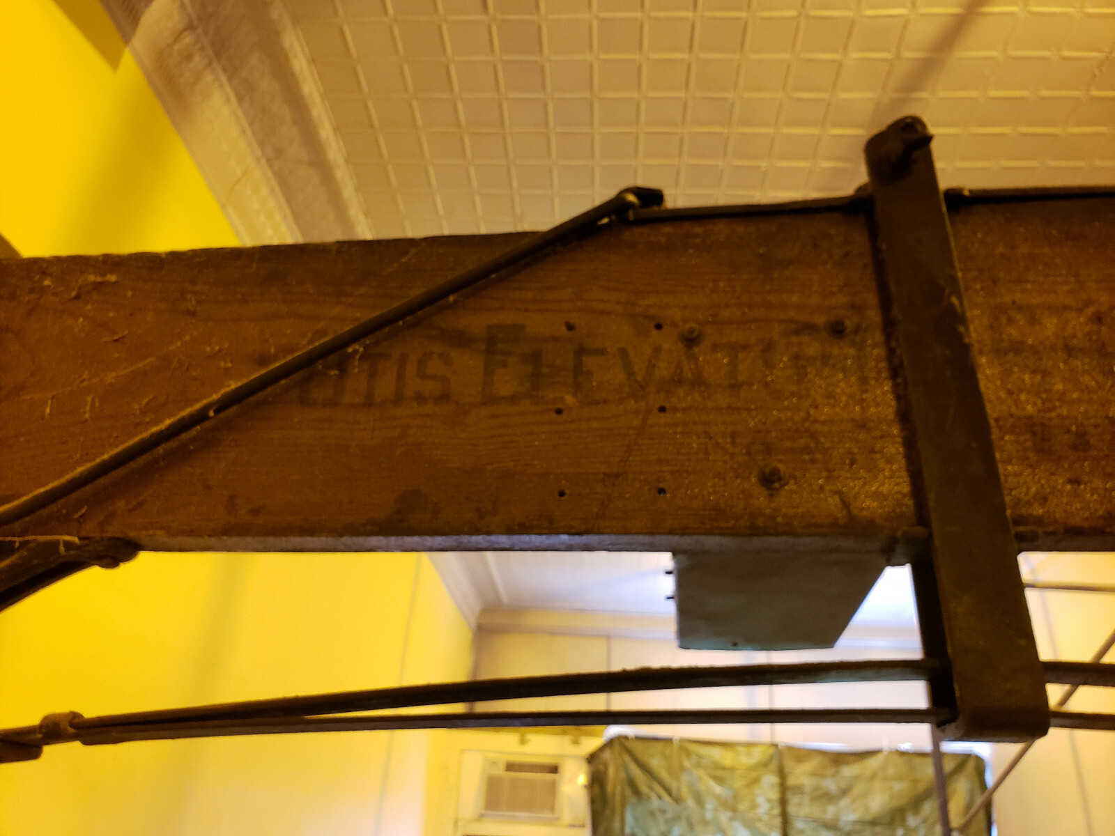 Vintage Otis Cargo Elevator Carriage 5 x 6