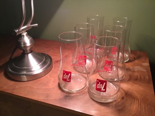 Lot of 6 Vintage 1970's - 7 UP 
