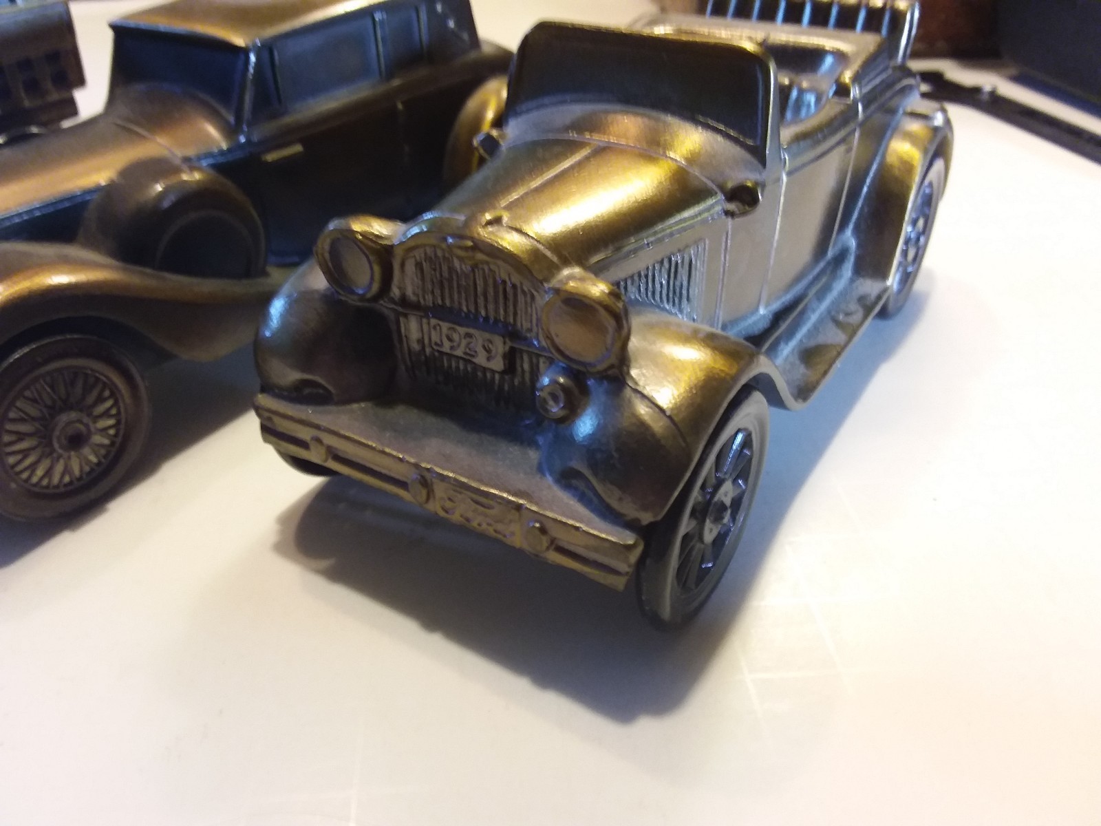 Vintage Banthrico Car Banks Ford Stanley Mac Rolls Royce 1974