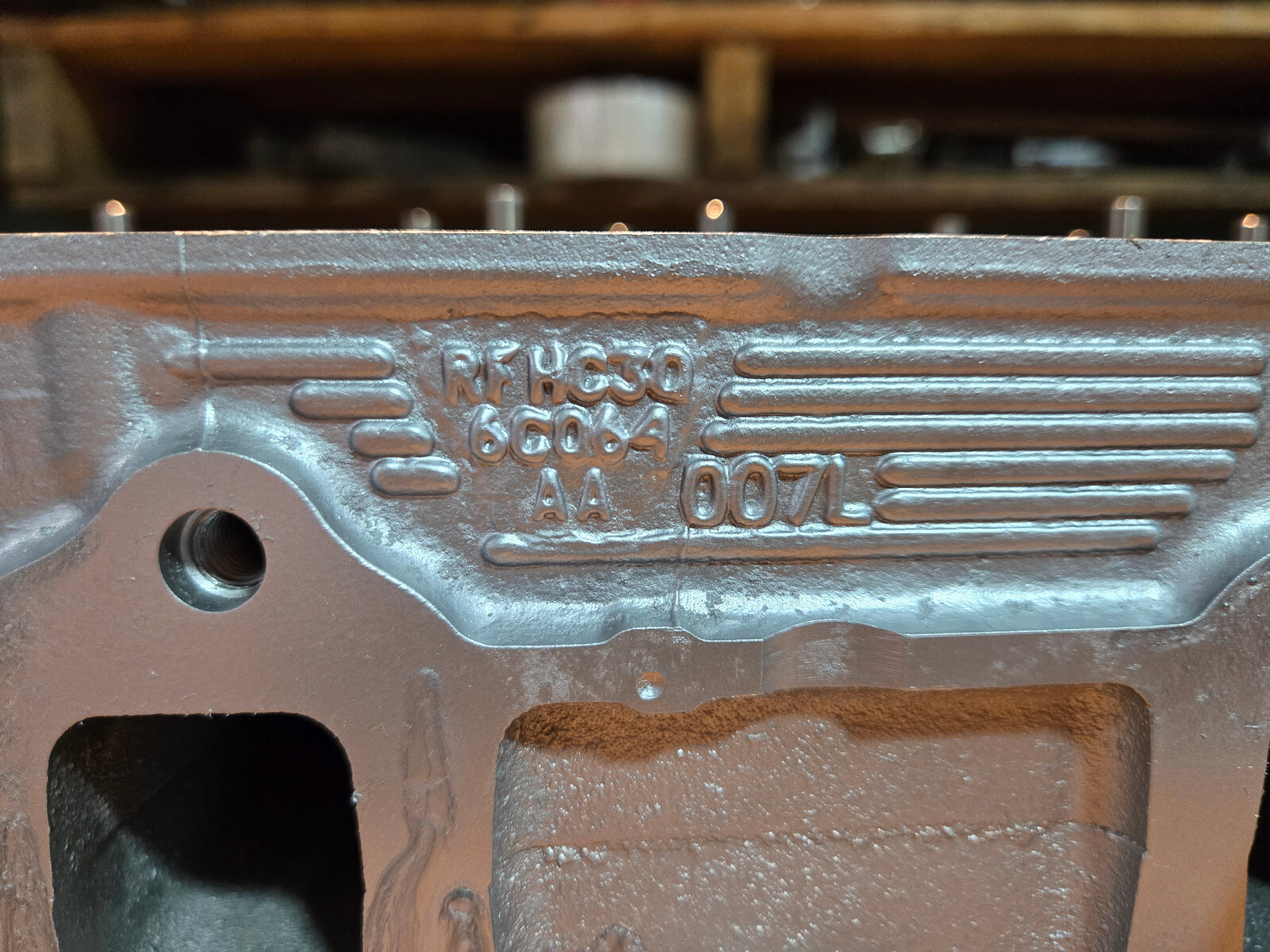 6.7 POWERSTROKE LOADED REMAN OEM CYLINDER HEAD LH DRIVERS SIDE HC3Q-6C064-AA - Picture 3 of 11